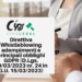Direttiva Whistleblowing adempimenti e principali obblighi GDPR (D.Lgs. 10/03/2023 nr. 24 in G.U. 15/03/2023)